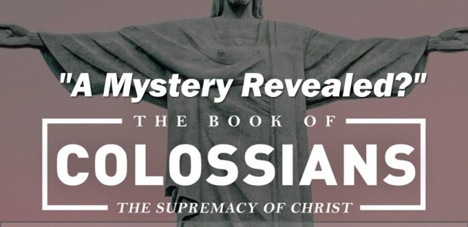 A Mystery Revealed?