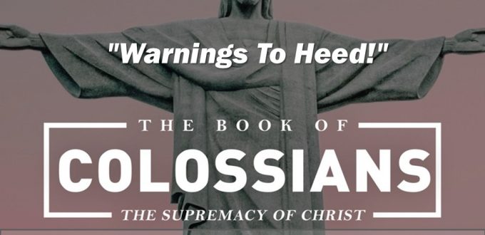 Warnings to Heed!