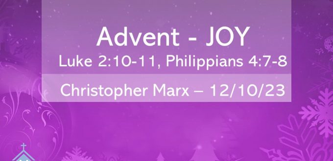 Advent – Joy