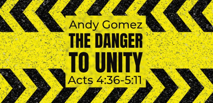 The Danger to Unity