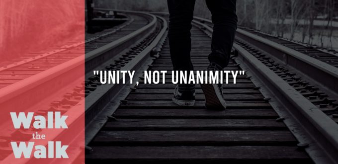 Unity, not Unanimity